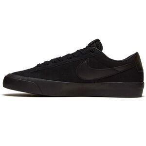 Nike Men’s Blazer Low Sneaker in Black Suede